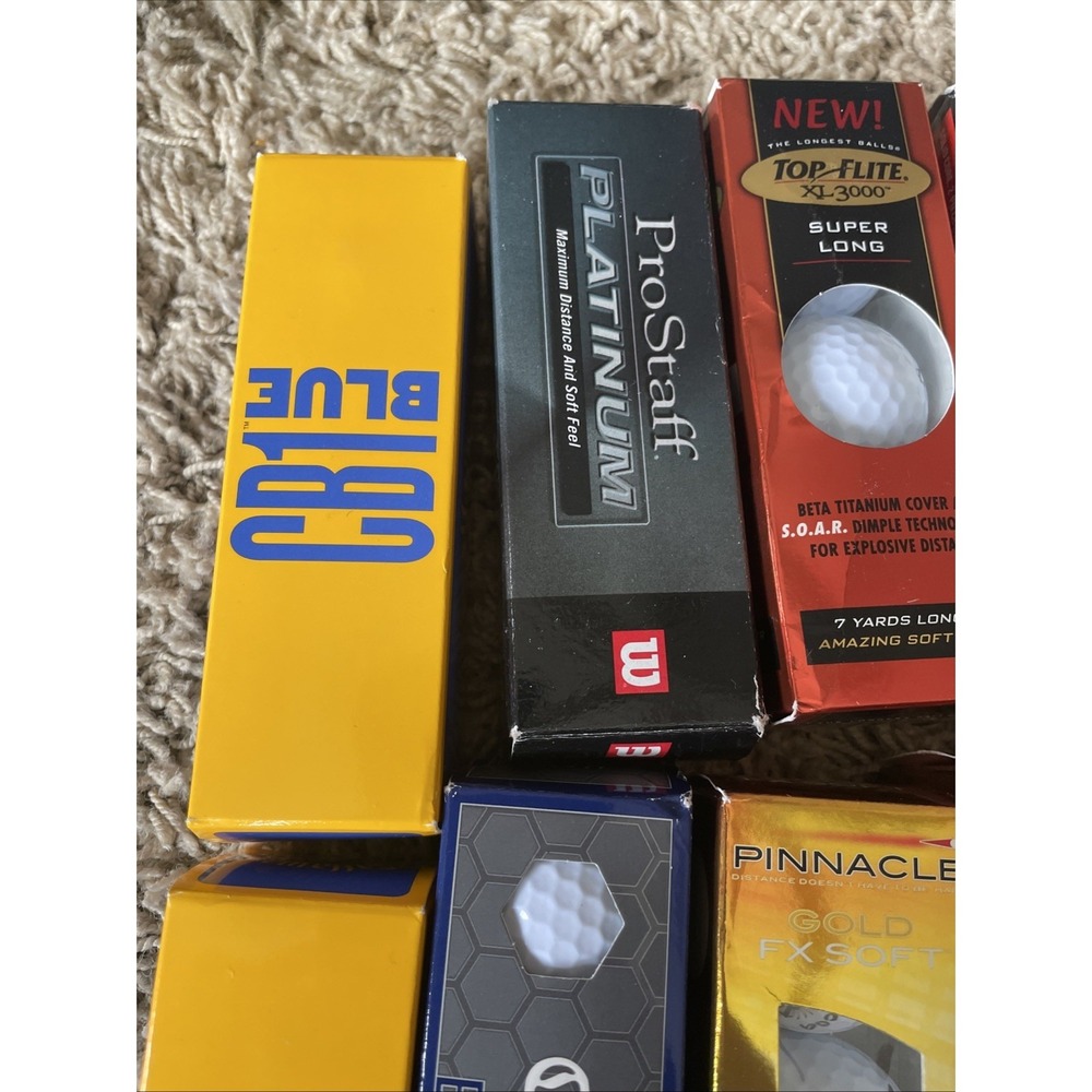 Callaway Titleist Bridgestone Golf Balls Open Box Never Used Lot of 12 Boxes - Picture 3 of 11